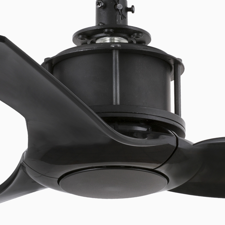 FARO 33424WT - стельовий вентилятор JUST FAN S діам. 81 см чорний Wi-Fi Tuya + пульт дистанційного керування