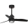 FARO 33424WT1N - Стельовий вентилятор JUST FAN з LED/16W/230V з регульованою яскравістю (диммер), діаметр 81 см, чорний, Wi-Fi Tuya + пульт дистанційного керування