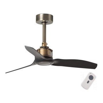FARO 33429 - Стельовий вентилятор JUST FAN чорний/золотий діаметр 81 см + пульт дистанційного керування