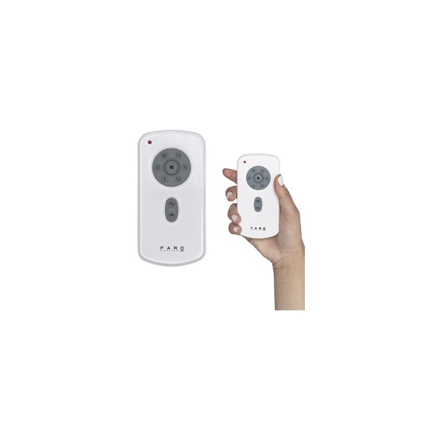 FARO 33465A - Потолочный вентилятор ANDROS XL матовый хром диаметр 213 см + дистанционное управление