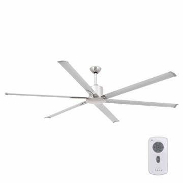 FARO 33465A - Стельовий вентилятор ANDROS XL матовий хром діаметр 213 см + пульт дистанційного керування