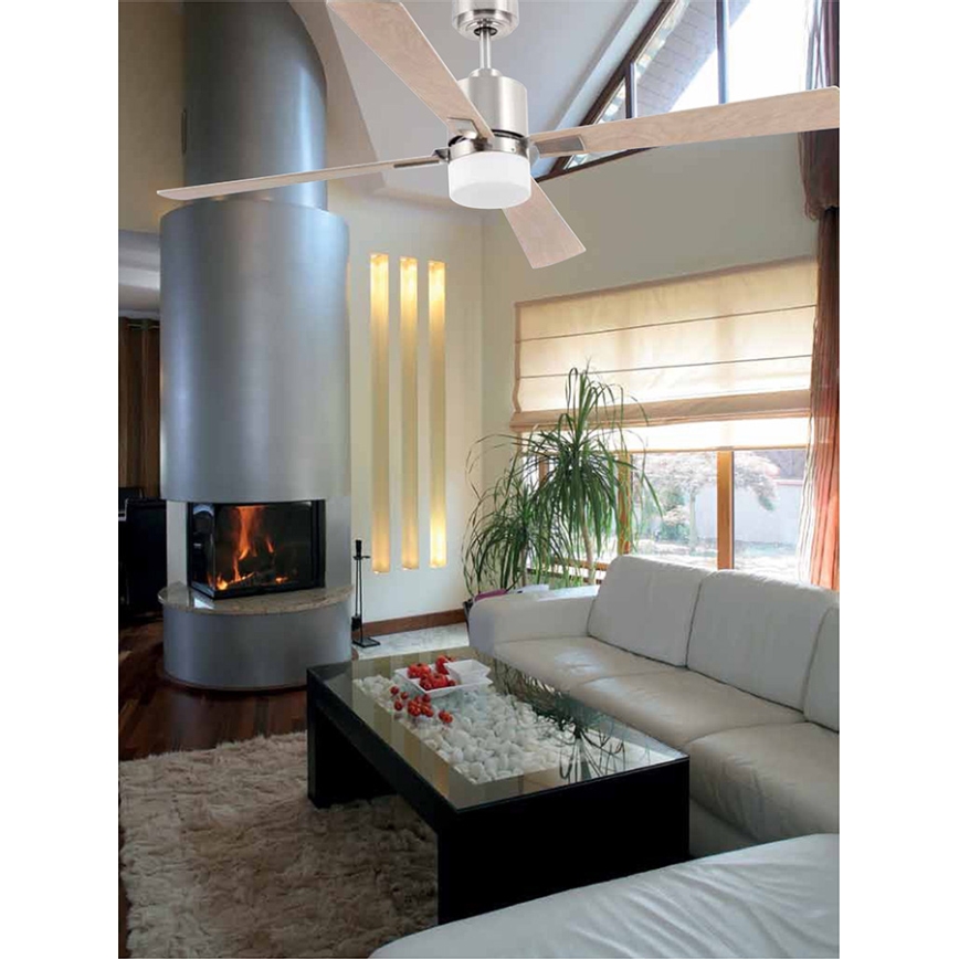 FARO 33470 - Стельовий вентилятор PALK 2xE14/40W/230V + пульт дистанційного керування