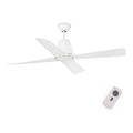 FARO 33480 - Потолочный вентилятор TYPHOON IP44 диаметр 130 см белый + дистанционное управление