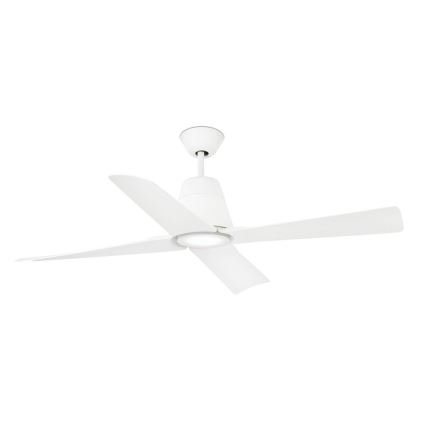 FARO 33480 - Стельовий вентилятор TYPHOON IP44 діаметр 130 см білий + пульт дистанційного керування