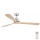 FARO 33504DC - Потолочный вентилятор LANTAU XL дерево/матовый хром диаметр 168 см + дистанционное управление