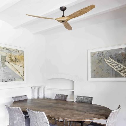 FARO 33519 - Потолочный вентилятор MOREA коричневый диаметр 152 см + дистанционное управление