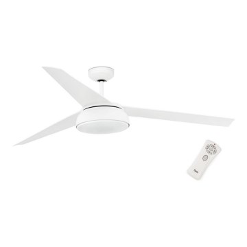 FARO 33549 - Світлодіодний регульований стельовий вентилятор VULCANO LED/25W/230V білий діаметр 152 см + дистанційне керування