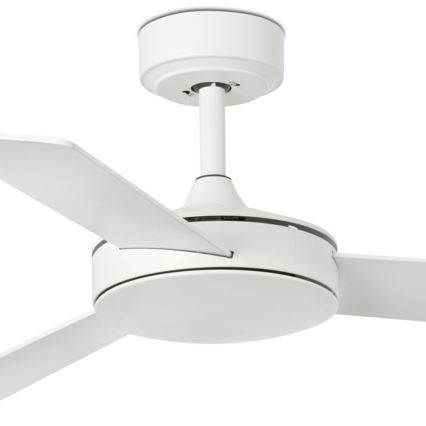 FARO 33603DCWT - Потолочный вентилятор MINI MALLORCA S коричневый/белый диаметр 106 см Wi-Fi Tuya + дистанционное управление