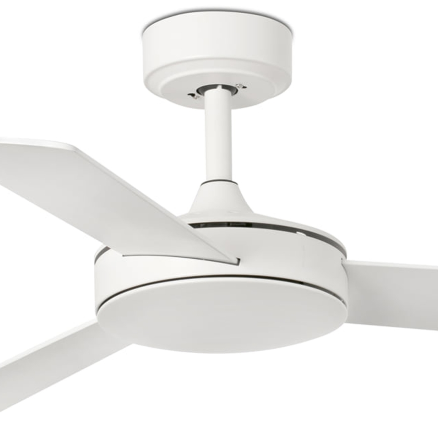 FARO 33603DCWT - Потолочный вентилятор MINI MALLORCA S коричневый/белый диаметр 106 см Wi-Fi Tuya + дистанционное управление