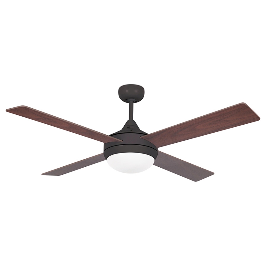 FARO 33702 - Потолочный вентилятор ICARIA с дистанционным управлением 2xE27/20W/230V коричневый