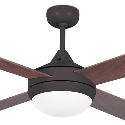 FARO 33702 - Потолочный вентилятор ICARIA с дистанционным управлением 2xE27/20W/230V коричневый