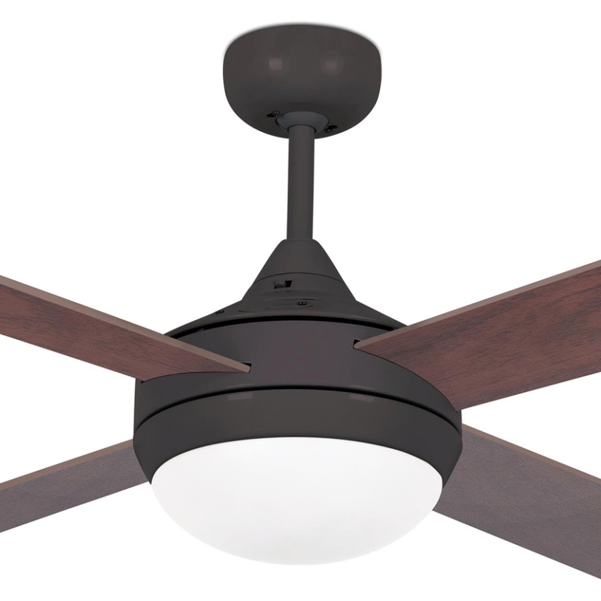 FARO 33702 - Потолочный вентилятор ICARIA с дистанционным управлением 2xE27/20W/230V коричневый