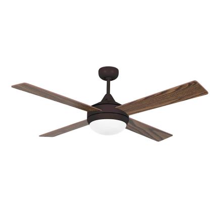 FARO 33702 - Потолочный вентилятор ICARIA с дистанционным управлением 2xE27/20W/230V коричневый