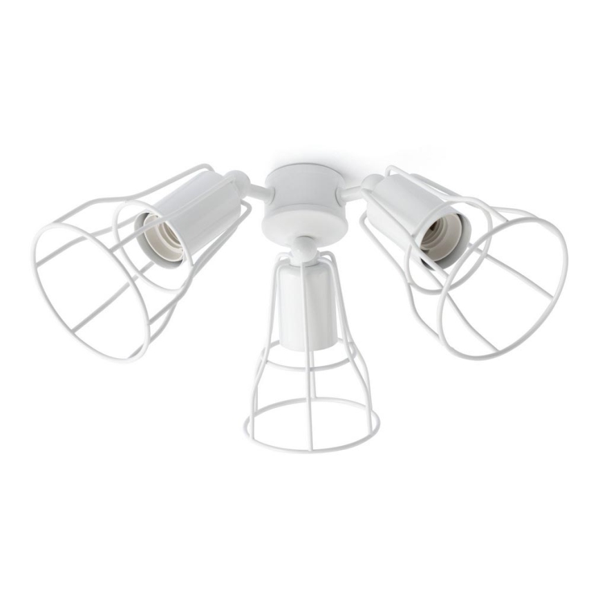 FARO 33716 - Светильник для вентилятора YAKARTA 3xE27/15W/230V белый