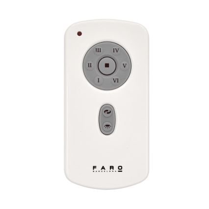 FARO 33722 - Світлодіодний стельовий вентилятор NU LED/18W/230V білий діаметр 132 см + пульт дистанційного керування