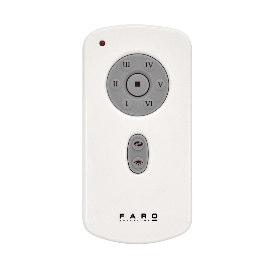 FARO 33722 - Світлодіодний стельовий вентилятор NU LED/18W/230V білий діаметр 132 см + пульт дистанційного керування