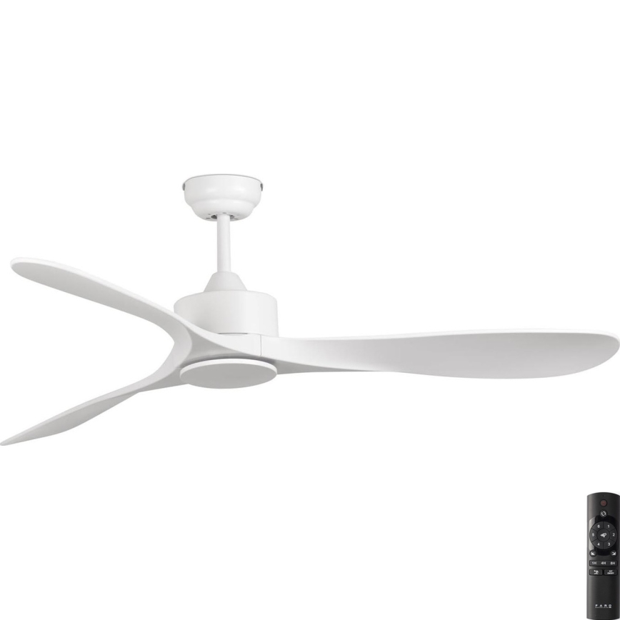 FARO 33750DC - Потолочный вентилятор LUZON L белый + дистанционное управление