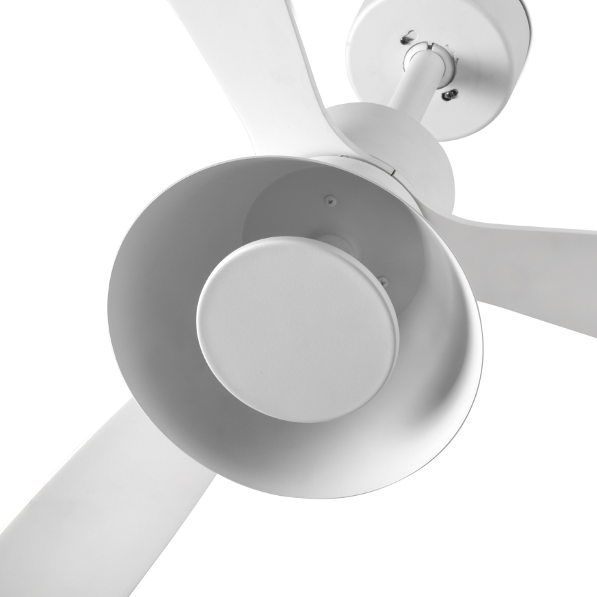 FARO 33760WT-22 - Светодиодный потолочный вентилятор с регулированием яркости AMELIA L CONE LED/20W/230V 2700/3500/5000K белый диаметр 132 см Wi-Fi Tuya + дистанционное управление