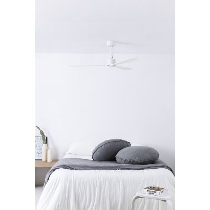 FARO 33760WT - Стельовий вентилятор AMELIA L білий діаметр 132 см Wi-Fi Tuya + пульт дистанційного керування