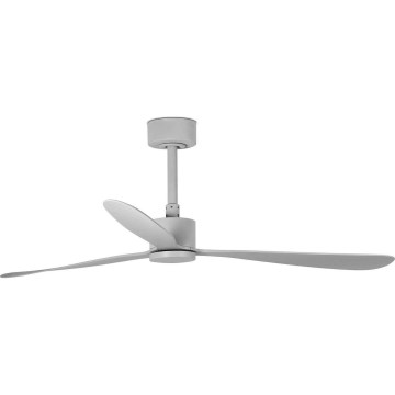 FARO 33762WT - Стельовий вентилятор AMELIA L сірий діаметр 132 см Wi-Fi Tuya + пульт дистанційного керування