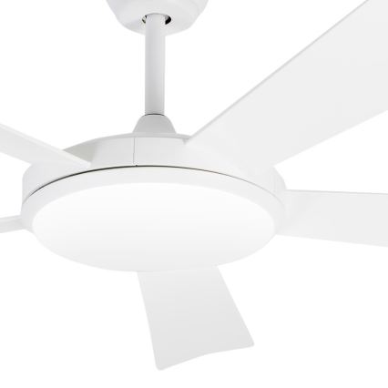 FARO 33803 - Светодиодный потолочный вентилятор SAONA LED/24W/230V белый 132 см + дистанционное управление