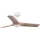 FARO 33805WT-1TW - Светодиодный регулируемый потолочный вентилятор HEYWOOD S LED/10Вт/230В 2700/4000/6000К дерево/белый диаметр 90 см Wi-Fi Tuya + дистанционное управление