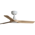 FARO 33805WT - Потолочный вентилятор HEYWOOD S дерево/белый диаметр 90 см Wi-Fi Tuya + дистанционное управление