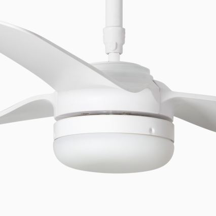FARO 33814WP-20 - LED Стельовий вентилятор з регулюванням яскравості PUNT M LED/24W/230V 3000K/4200K/6500K білий діаметр 130 см SMART + дистанційне керування