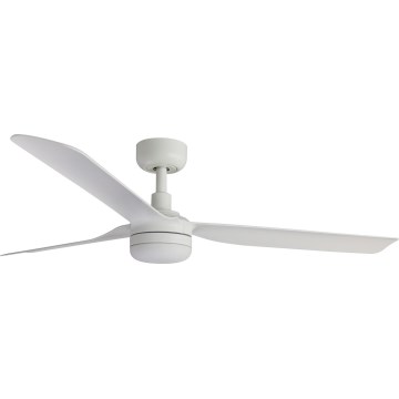 FARO 33814WT-20 - Диммируемый потолочный вентилятор с LED PUNT M LED/18W/230V 2700/3000/4000K белый, диаметр 132 см, Wi‑Fi (Tuya) + пульт дистанционного управления