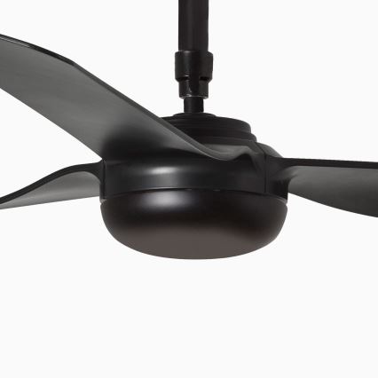 FARO 33815WT - Стельовий вентилятор PUNT M чорний діаметр 132 см Wi-Fi Tuya + пульт дистанційного керування