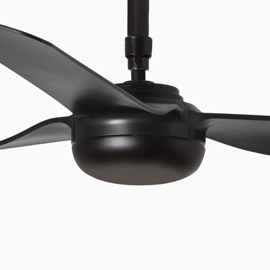 FARO 33815WT - Стельовий вентилятор PUNT M чорний діаметр 132 см Wi-Fi Tuya + пульт дистанційного керування