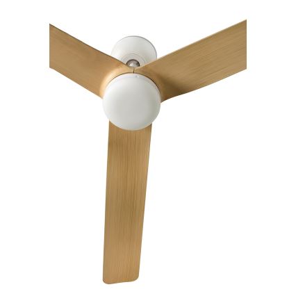 FARO 33816-20 - Светодиодный потолочный вентилятор PUNT LED/18W/230V Wi-Fi бежевый/белый + дистанционное управление