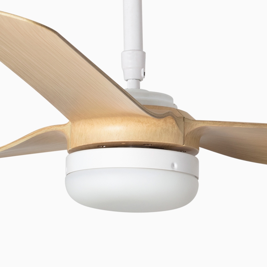 FARO 33816-20 - Світлодіодний стельовий вентилятор PUNT LED/18W/230V Wi-Fi коричневий/чорний + пульт дистанційного керування
