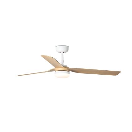 FARO 33816-20 - Світлодіодний стельовий вентилятор PUNT LED/18W/230V Wi-Fi коричневий/чорний + пульт дистанційного керування