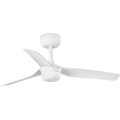 FARO 33820WT-1TW - Светодиодный потолочный вентилятор с регулированием яркости MINI PUNT S LED/10W/230V 2700/4000/6000K белый диаметр 90 см Wi-Fi Tuya + дистанционное управление