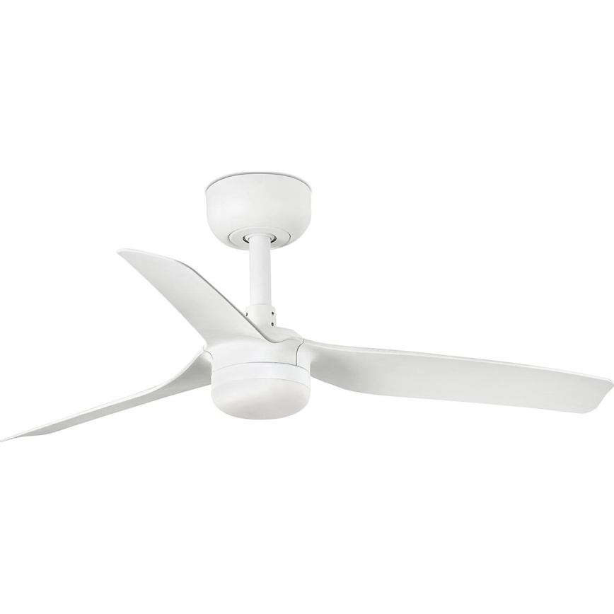 FARO 33820WT-1TW - Светодиодный потолочный вентилятор с регулированием яркости MINI PUNT S LED/10W/230V 2700/4000/6000K белый диаметр 90 см Wi-Fi Tuya + дистанционное управление