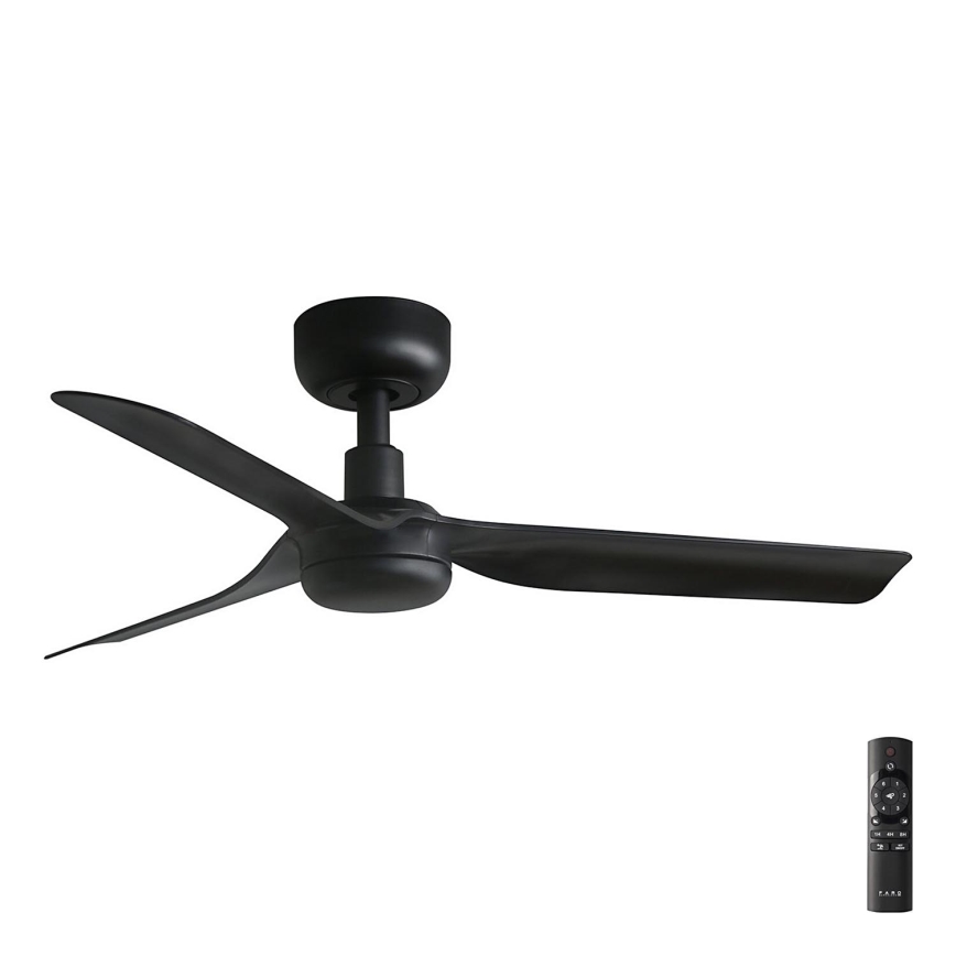 FARO 33822 - Потолочный вентилятор MINI PUNT S черный диаметр 90 см + дистанционное управление