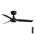 FARO 33822 - Стельовий вентилятор MINI PUNT S чорний діаметр 90 см + пульт дистанційного керування
