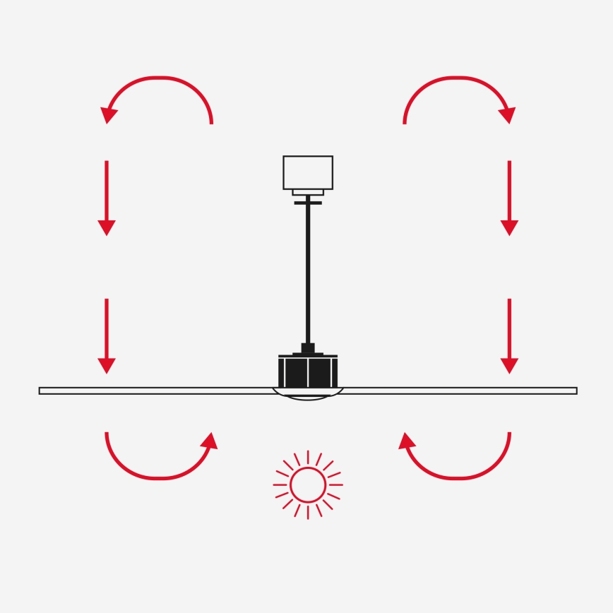 FARO 33822WT-1TW - Светодиодный потолочный вентилятор с регулированием яркости MINI PUNT S LED/10W/230V 2700/4000/6000K черный диаметр 90 см Wi-Fi Tuya + дистанционное управление