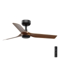 FARO 33823 - Потолочный вентилятор MINI PUNT S коричневый/черный диаметр 90 см + дистанционное управление