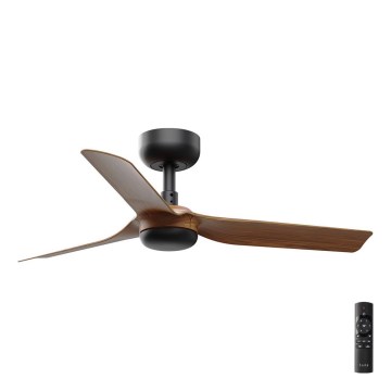 FARO 33823 - Потолочный вентилятор MINI PUNT S коричневый/черный диаметр 90 см + дистанционное управление