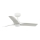 FARO 33824WT-1TW - Светодиодный потолочный вентилятор с регулированием яркости HEY S LED/10W/230V 2700/4000/6000K белый диаметр 90 см Wi-Fi Tuya + дистанционное управление