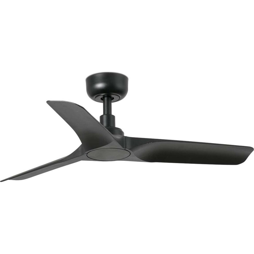 FARO 33825WT - Стельовий вентилятор HEY S чорний діаметр 90 см Wi-Fi Tuya + пульт дистанційного керування