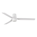 FARO 33828-1TW - Светодиодный потолочный вентилятор с регулированием яркости PUNT TUB M LED/18W/230V 3000/4200/6500K диаметр 130 см белый + дистанционное управление