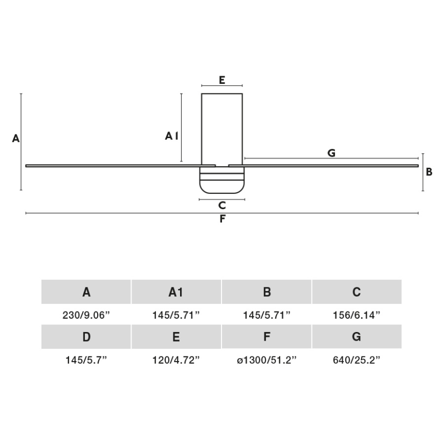 FARO 33828-1TW - Светодиодный потолочный вентилятор с регулированием яркости PUNT TUB M LED/18W/230V 3000/4200/6500K диаметр 130 см белый + дистанционное управление