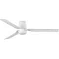 FARO 33828WT-1TW - Светодиодный потолочный вентилятор с регулированием яркости PUNT TUB M LED/18W/230V 3000/4200/6500K белый диаметр 132 см Wi-Fi Tuya + дистанционное управление