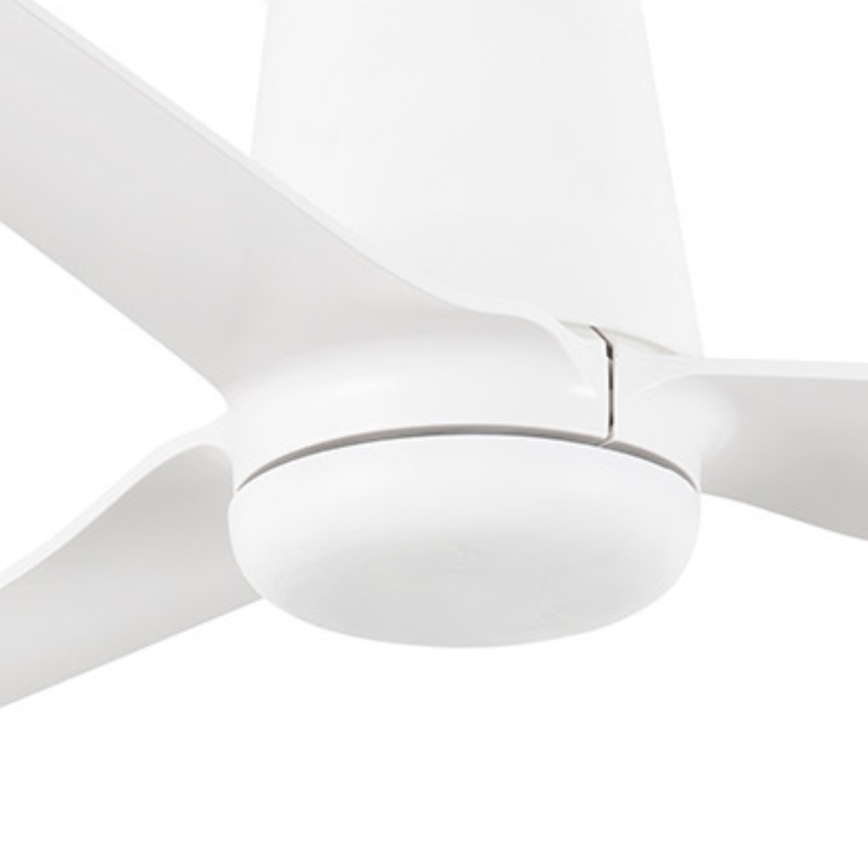 FARO 33828WT - Стельовий вентилятор PUNT TUB M білий діаметр 132 см Wi-Fi Tuya + пульт дистанційного керування
