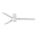 FARO 33832-1TW - LED-стельовий вентилятор MINI PUNT TUB з регульованою яскравістю/10W/230V 2700/3000/4000K, діаметр 90 см, білий + дистанційне керування