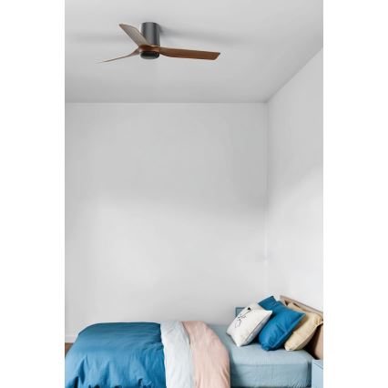 FARO 33835 - Стельовий вентилятор MINI PUNT TUB S коричневий/чорний діаметр 90 см + пульт дистанційного керування