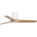 FARO 33836 - Потолочный вентилятор HEYWOOD TUB S сосна/белый диаметр 90 см + дистанционное управление